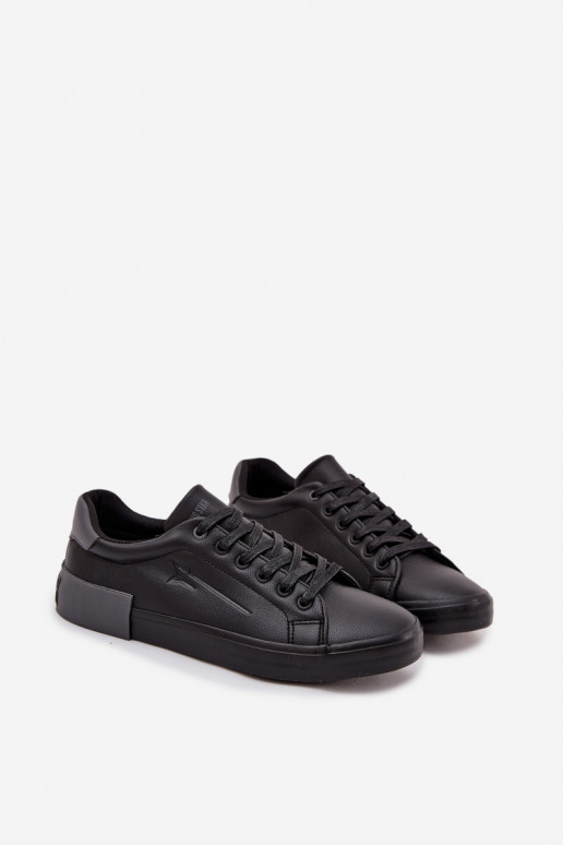 Men's Eco Leather Sneakers Big Star OO174019 Black