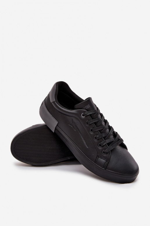 Men's Eco Leather Sneakers Big Star OO174019 Black