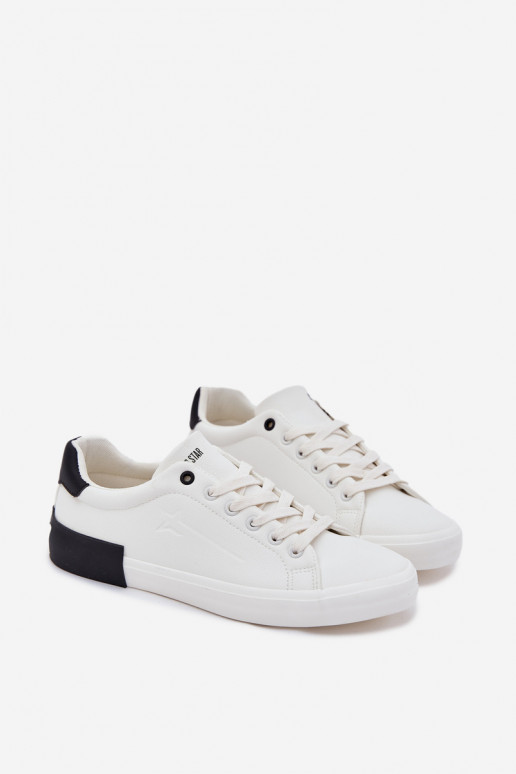 Men's Eco Leather Sneakers Big Star OO174018 White