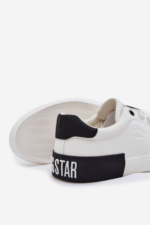 Men's Eco Leather Sneakers Big Star OO174018 White