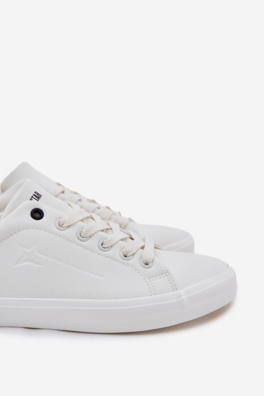 Men's Eco Leather Sneakers Big Star OO174018 White