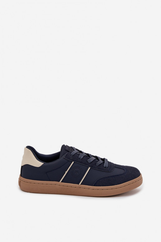 Low Men's Sneakers Big Star SS174079 Navy