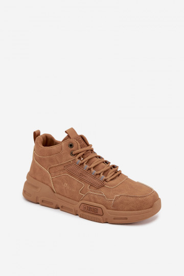 Men's Sneakers Big Star SS174281 HI-POLY SYSTEM Light Brown