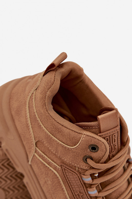 Men's Sneakers Big Star SS174281 HI-POLY SYSTEM Light Brown