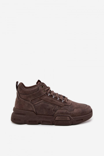 Men's Sneakers Big Star SS174283 HI-POLY SYSTEM Dark Brown 2