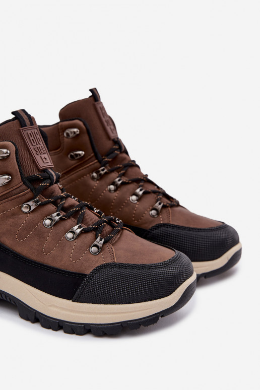 Men's Hiking Shoes Big Star SS174049 Brown