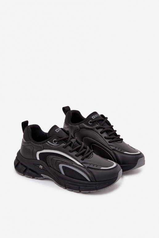 Buty Sportowe Sneakersy Męskie Big Star SS174285 Czarne