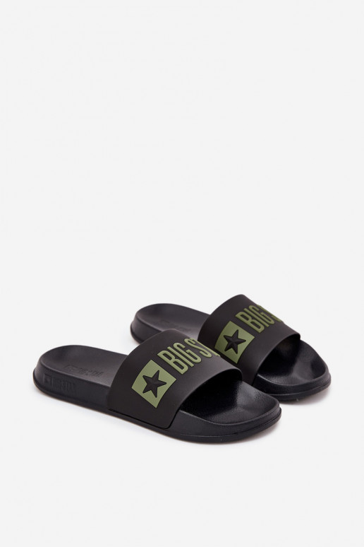 Klapki Męskie Big Star SS174359 Czarne