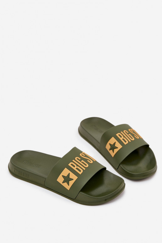 Men's Slippers Big Star SS174360 Green