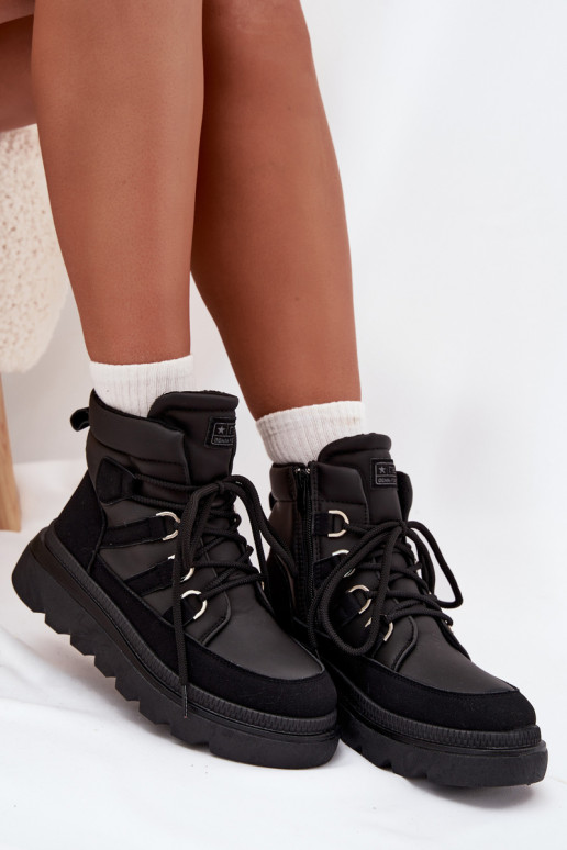 Women's Ankle Boots Platform Black Liorae