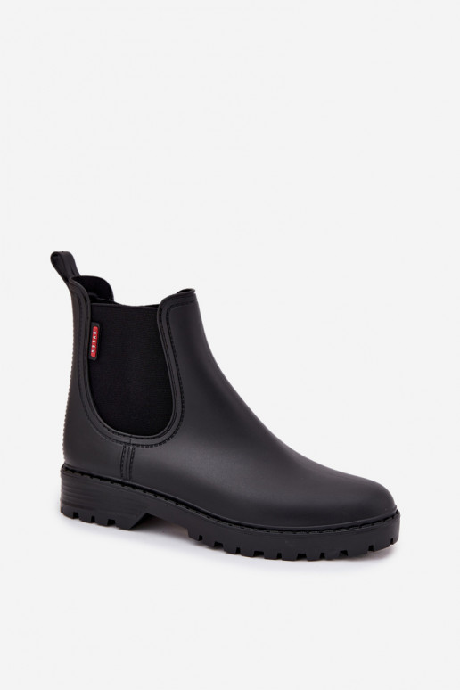 Low Women's Rain Boots Matte Black Birella