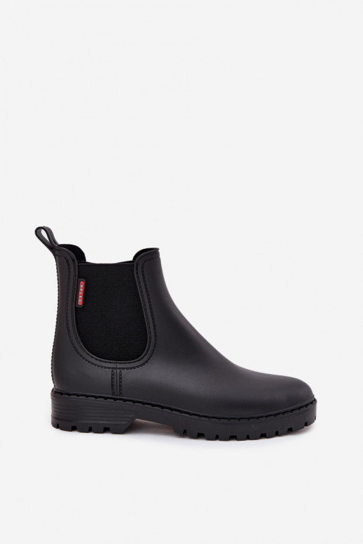 Low Women's Rain Boots Matte Black Birella