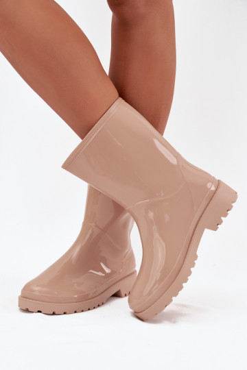 Beige Ladies Wellies Elvara 2