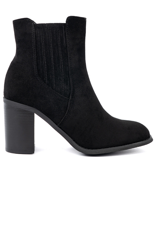 of suede ankle boots black
