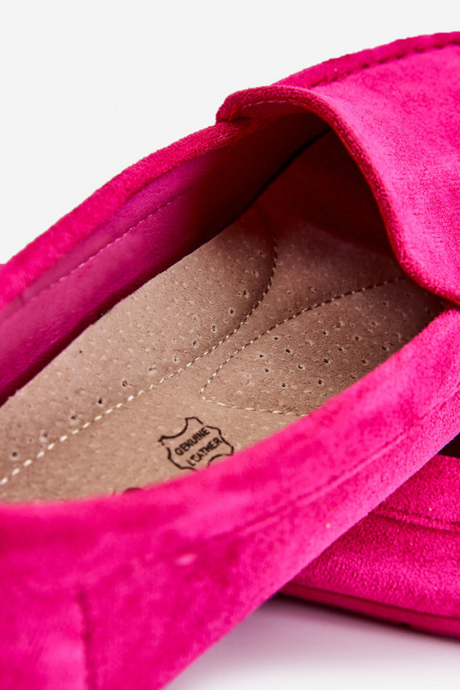 Women s Loafers Suede Fuchsia Morreno