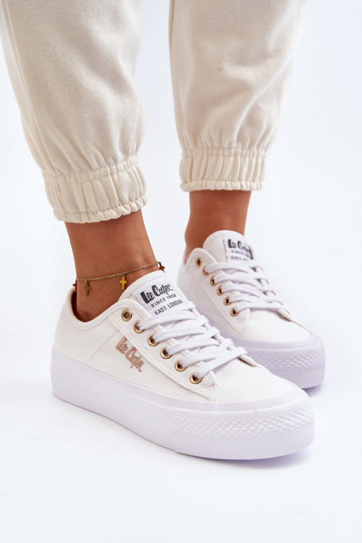 copy of White Women's Platform Sneakers Lee Cooper LCW-24-31-2725