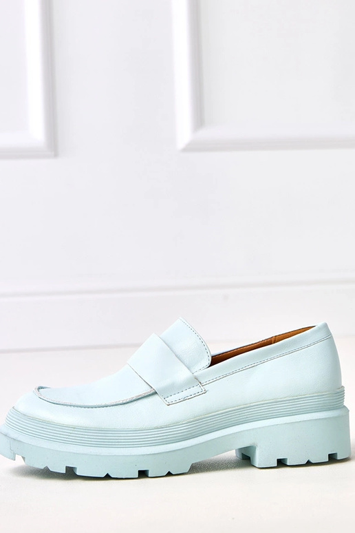 Niebieskie mokasyny z ekoskóry Seraphin