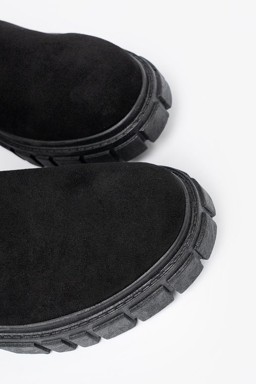 black boots of suede Inomens black boots of suede Inomens