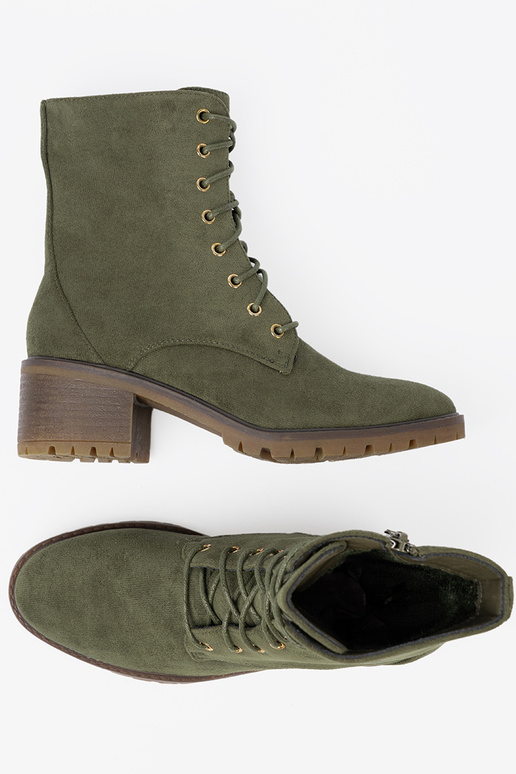 green color Inomens boots laced green color Inomens boots laced