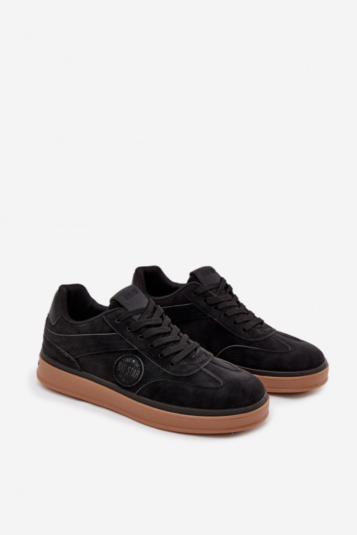 Men's Low Sneakers Big Star SS174019 HI-POLY SYSTEM Black