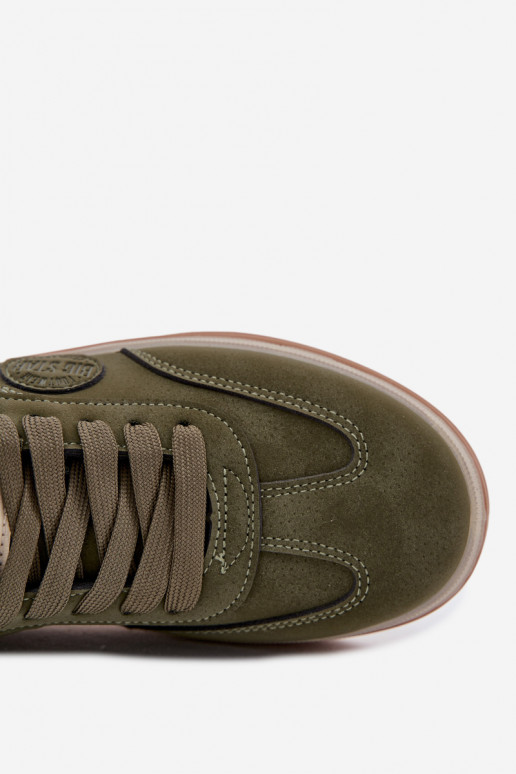 Men's Low Sneakers Big Star SS174022 HI-POLY SYSTEM Khaki