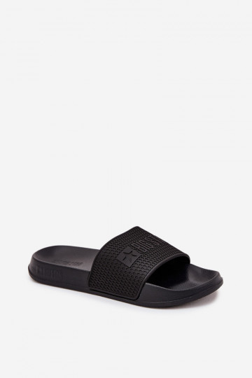 Men's Slippers On Foam Sole Big Star SS174356 Black
