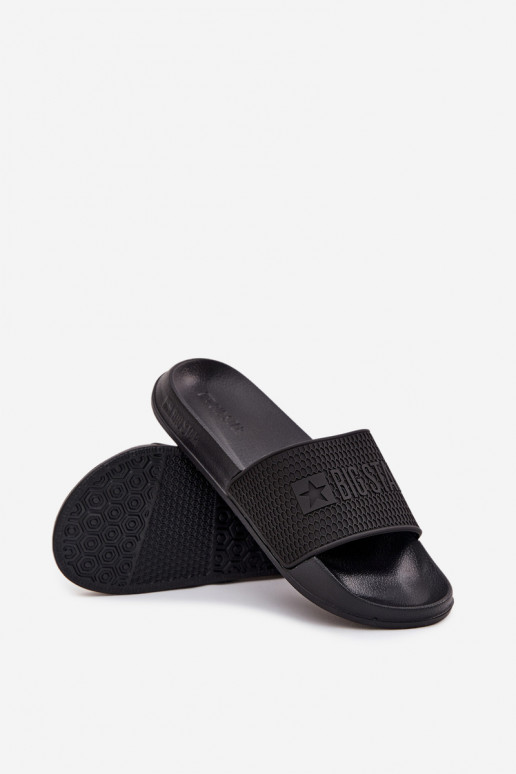 Men's Slippers On Foam Sole Big Star SS174356 Black
