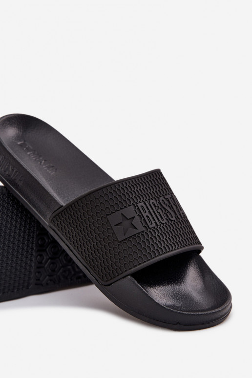 Men's Slippers On Foam Sole Big Star SS174356 Black