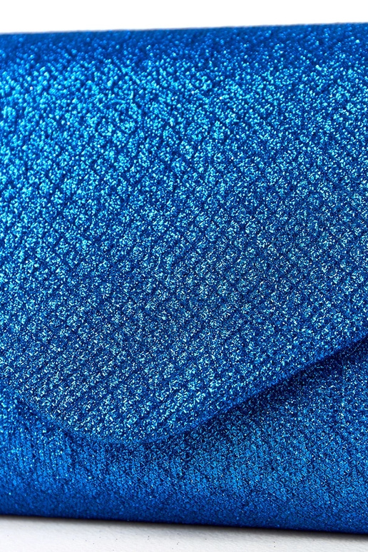 Niebieska torebka kopertowa Circle