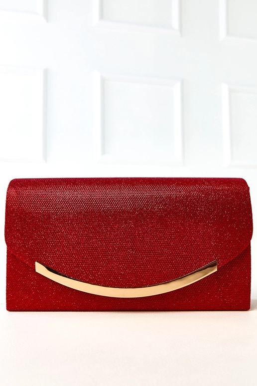 Czerwona torebka kopertowa Recife