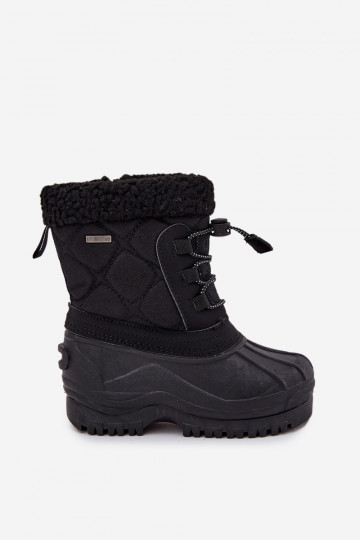 Insulated Children's Snow Boots with Zipper Big Star OO374073 Black 2