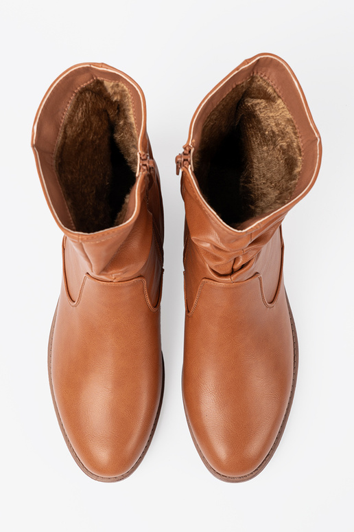 Komfortoe  karmeloe z marszczeniami