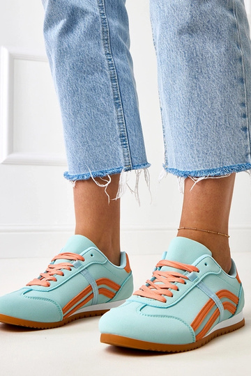 Niebieskie sneakersy z...