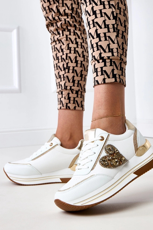 Białe sneakersy na platformie... Białe sneakersy na platformie...