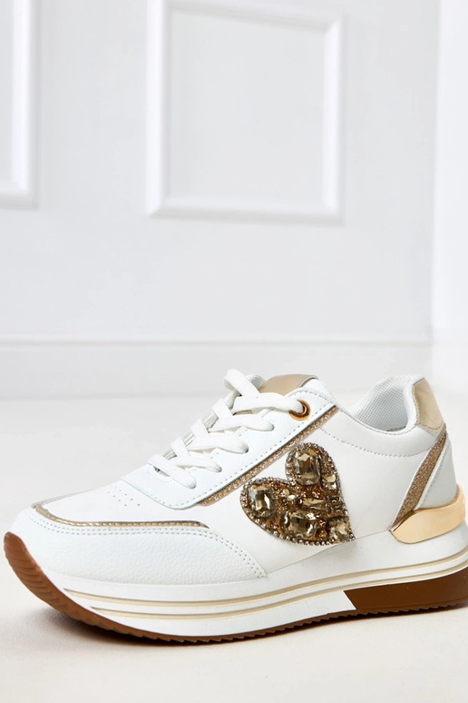 Białe sneakersy na platformie... Białe sneakersy na platformie...