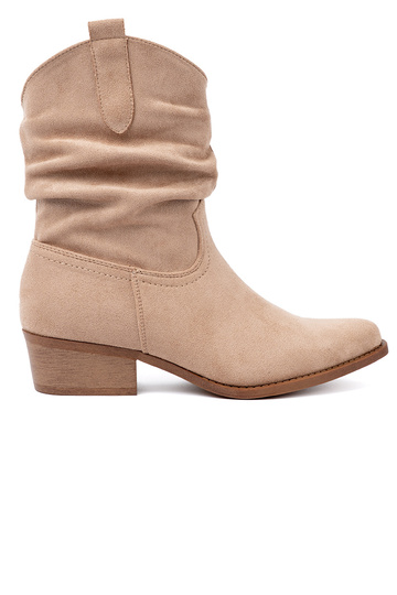 beige Inomens boots o klasycznym kroju 2