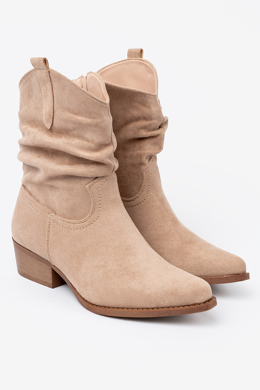 beige Inomens boots o klasycznym kroju beige Inomens boots o klasycznym kroju