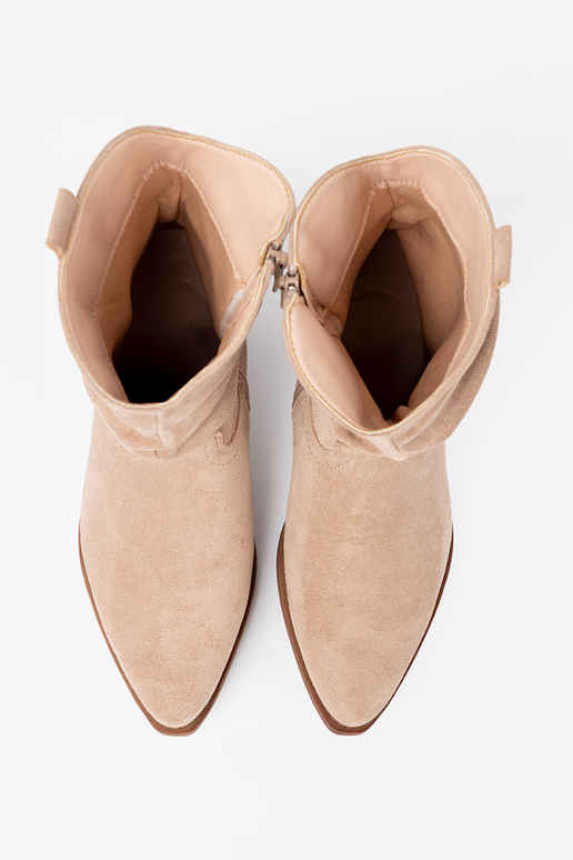 beige Inomens boots o klasycznym kroju beige Inomens boots o klasycznym kroju