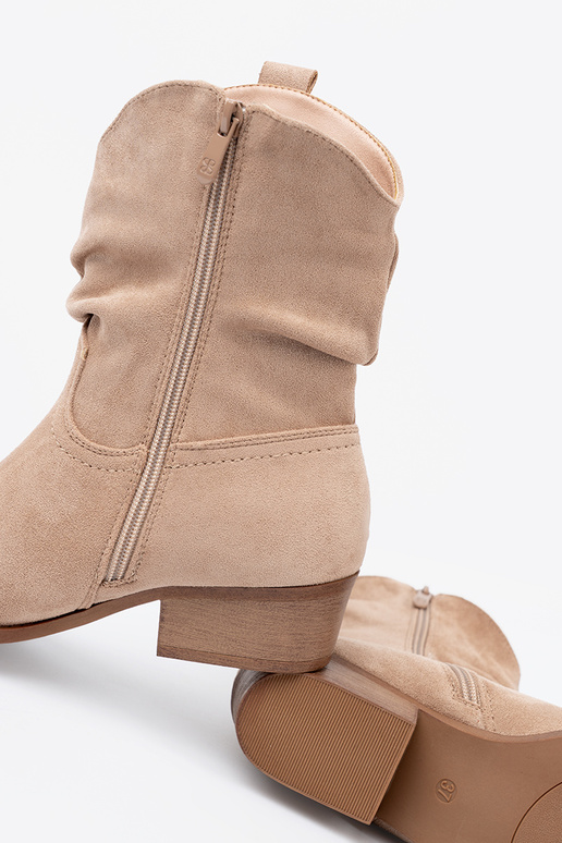 beige Inomens boots o klasycznym kroju beige Inomens boots o klasycznym kroju