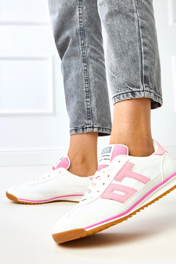 Białe sneakersy sportowe z... 2