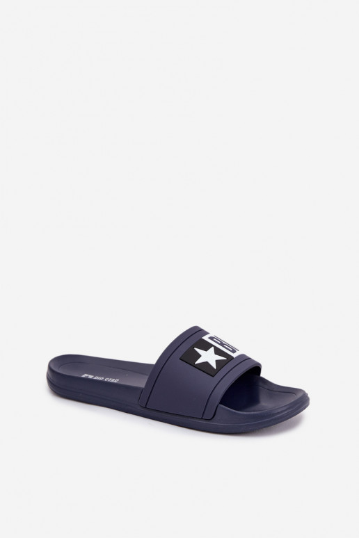Women's Slides Big Star DD274A265 Navy-White