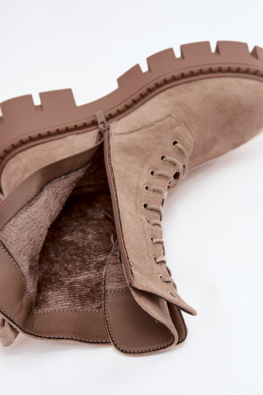 Insulated workery women's with decoration beige Melisse Insulated workery women's with decoration beige Melisse