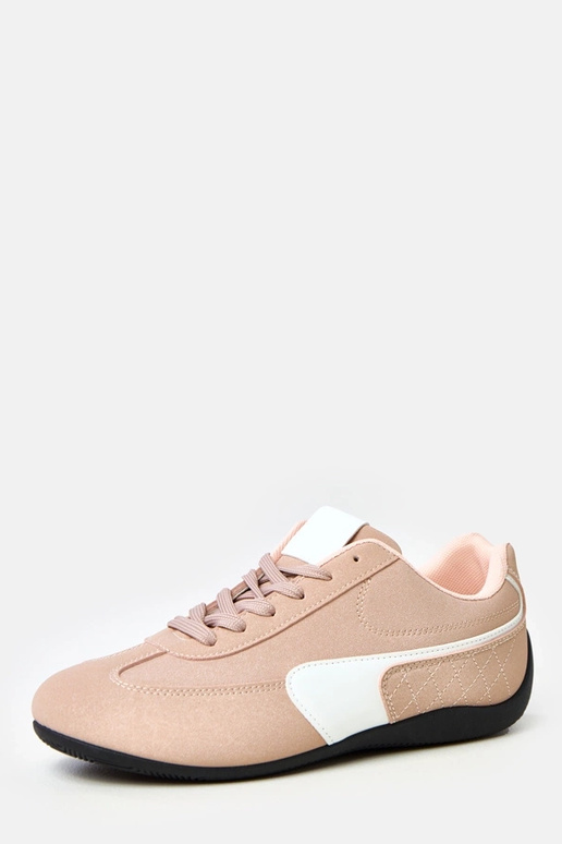 Różowe sneakersy z białym akcentem... Różowe sneakersy z białym akcentem...