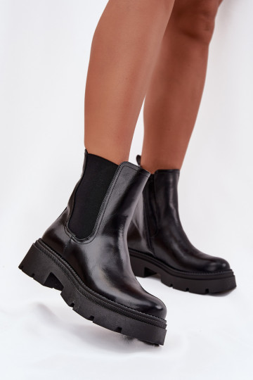 Insulated ankle boots with zipper Black Niviane 2