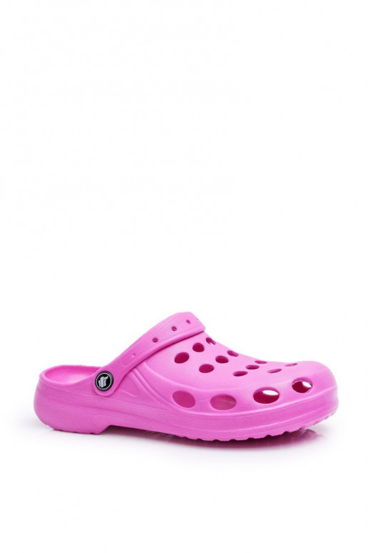 Women's Pink Foam Flip Flops EVA Dots