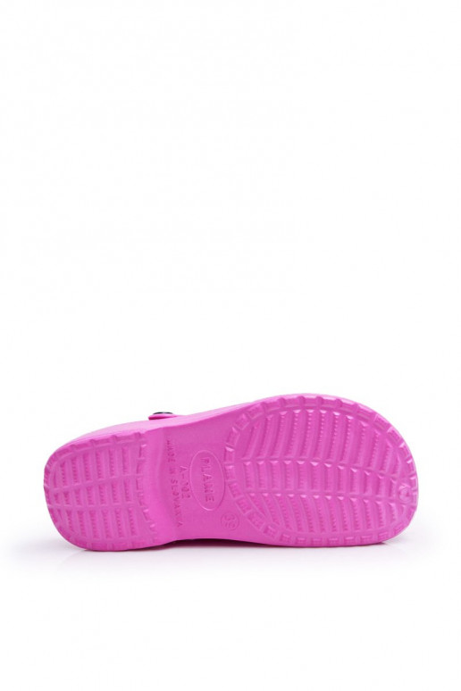 Women's Pink Foam Flip Flops EVA Dots