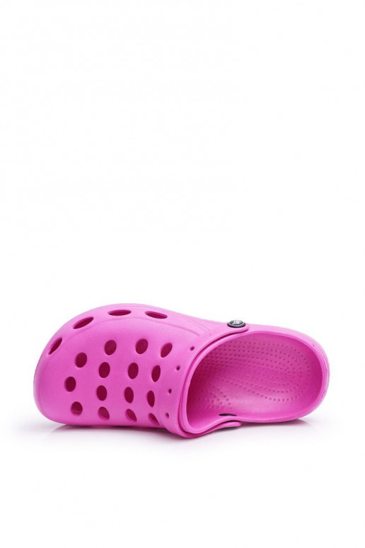 Women's Pink Foam Flip Flops EVA Dots