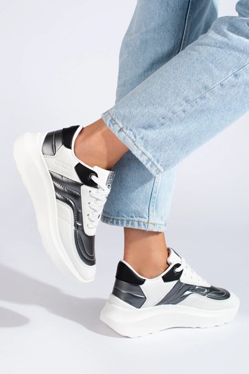 Białe sneakersy damskie BIG STAR II274335