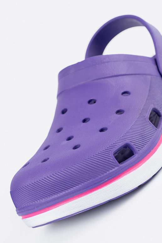 Purple shoes typu Crocs