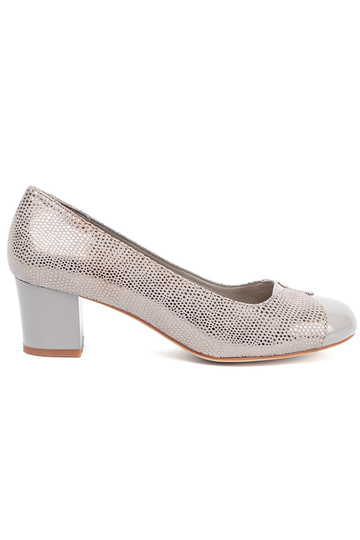 gray High heels ze silverm zdobieniem 2
